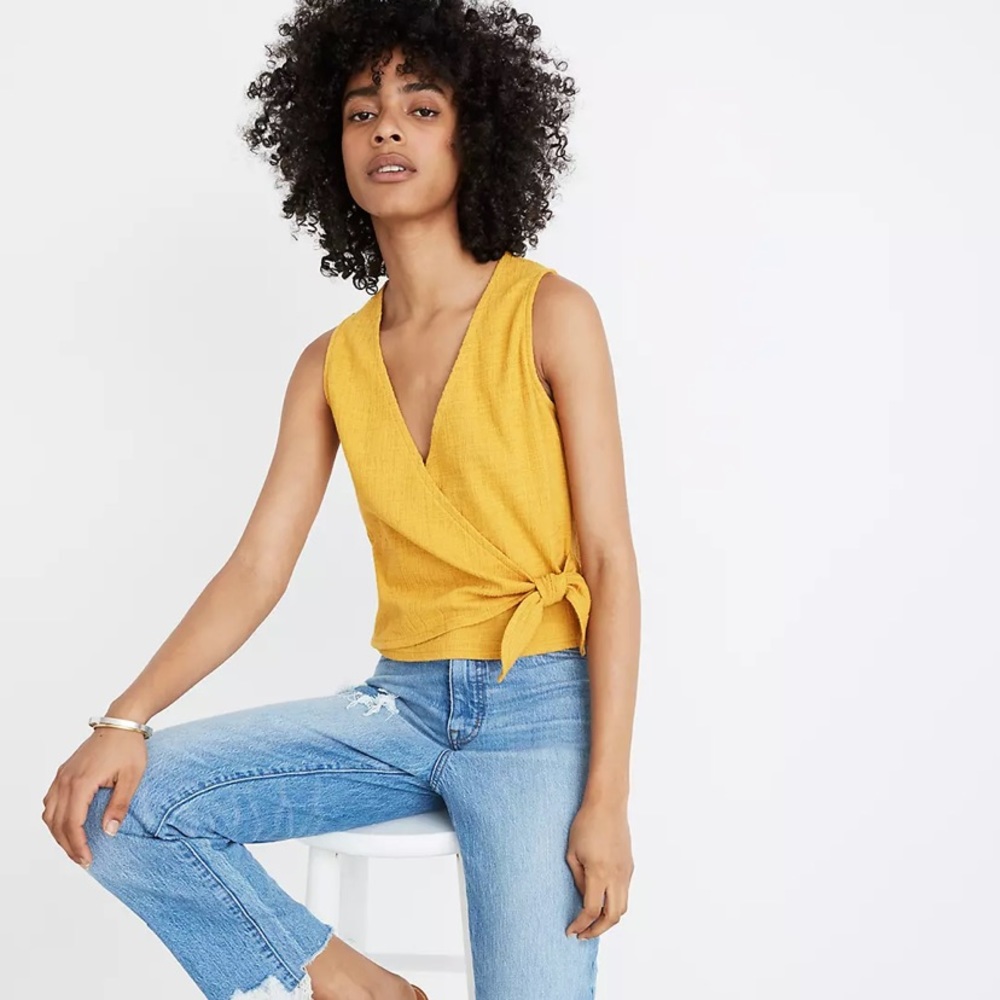 Madewell Wrap-Tie Tank Top 3X
